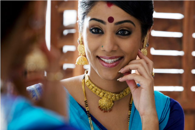 Pronunication Indian Lady With Cultural Identity - Bride (1080x428), Png Download