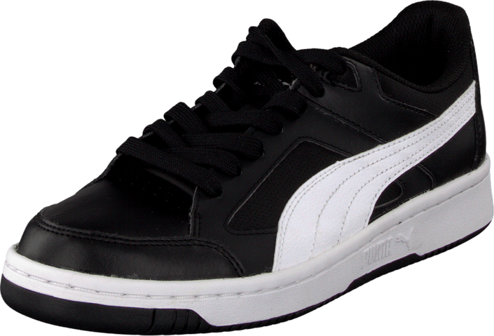 Puma Rebound V2 Lo Jr Black/white - Nike Sb Blazer Vapor (705x479), Png Download