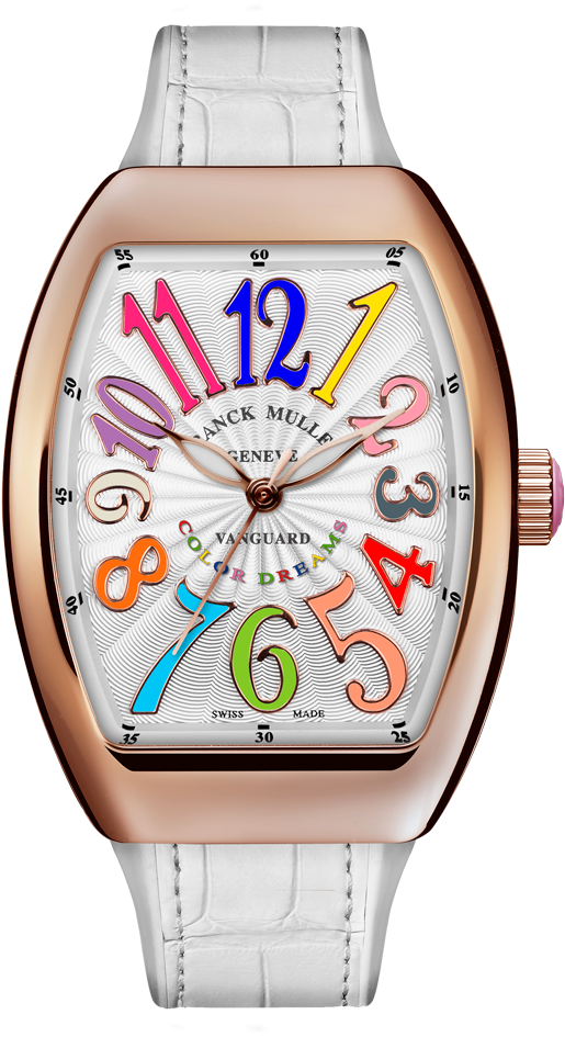 V 32 Sc At Fo Col Drm - Franck Muller Vanguard Ladies (1000x1000), Png Download