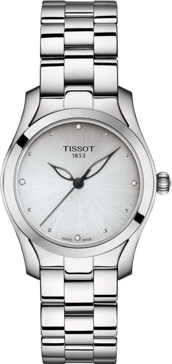 Menu Women - Tissot Women's Silver Watch (555x840), Png Download
