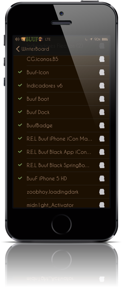 Post On Page - Golden Theme Ios (438x1024), Png Download