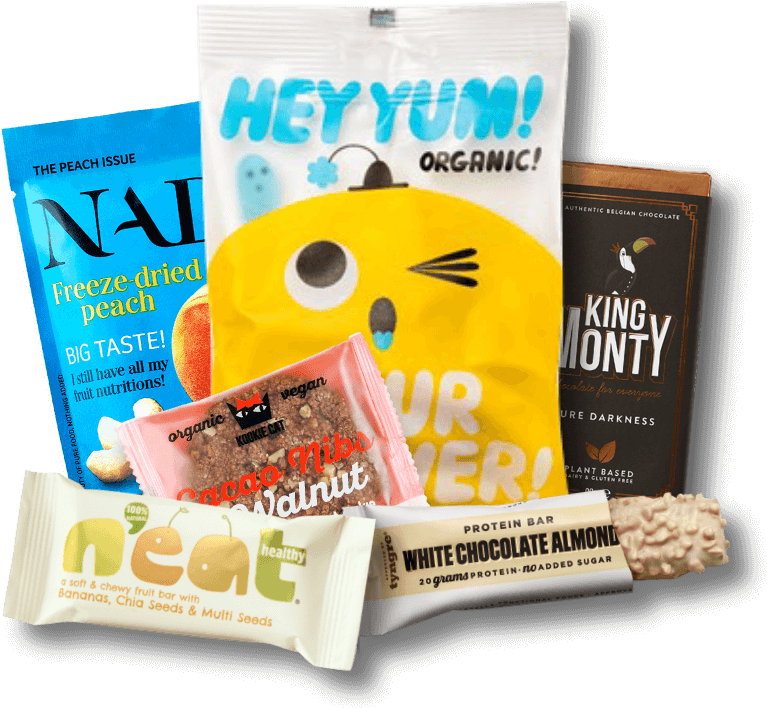 Discover Our Snacks - Packaging And Labeling (859x732), Png Download