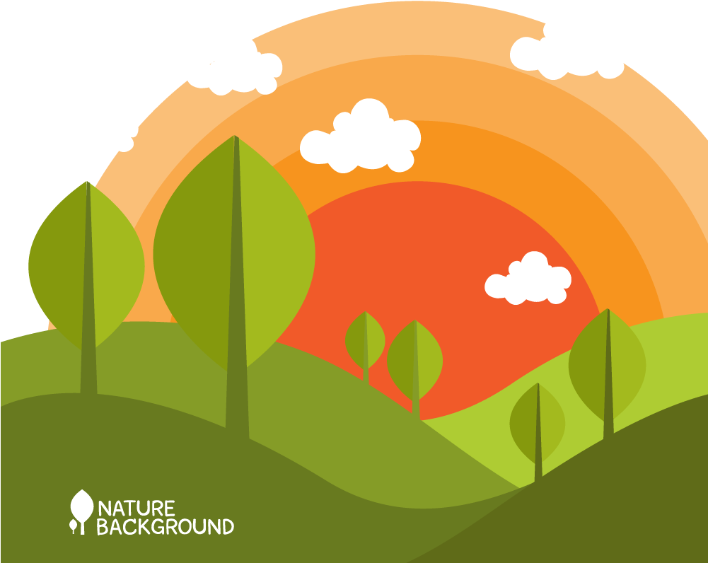 Graphic Stock Cartoon Illustration Morning Transprent - Matahari Terbit Kartun (1271x1052), Png Download