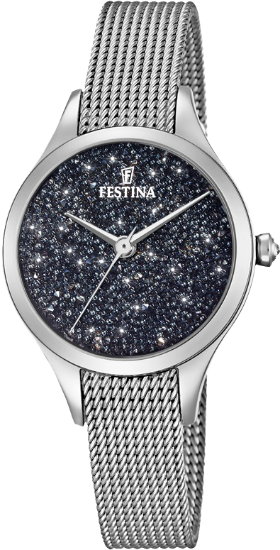 Festina Ladies Watch With Swarovski Crystals F20336/3 - F20336 3 (709x1181), Png Download