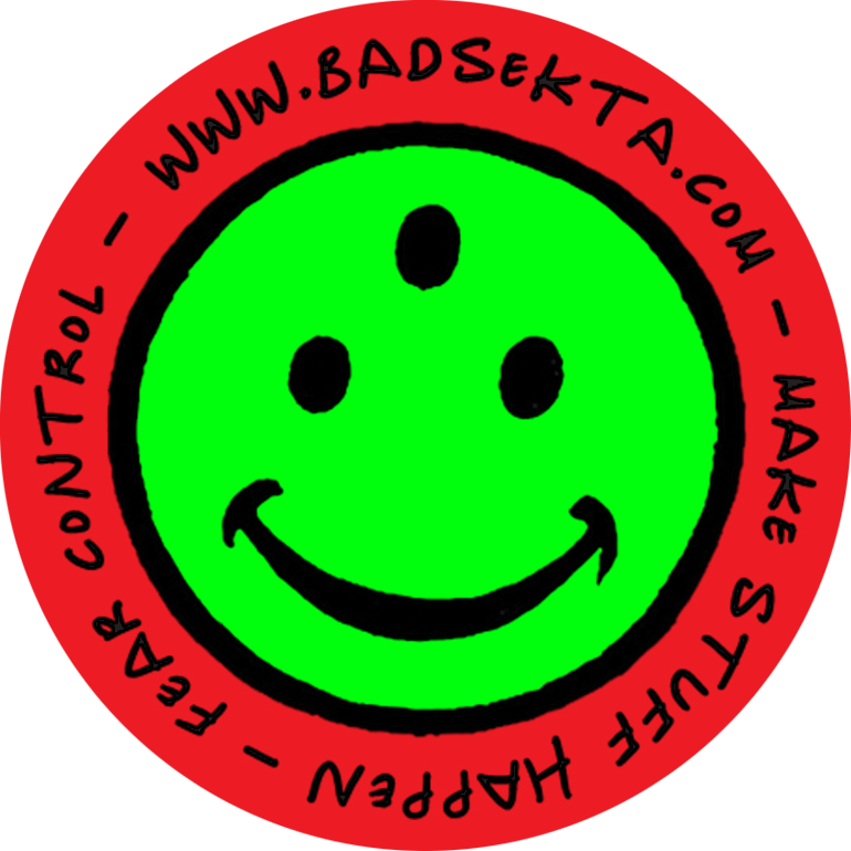 Bad Sekta Smiley Circle Sticker - Smiley (770x770), Png Download