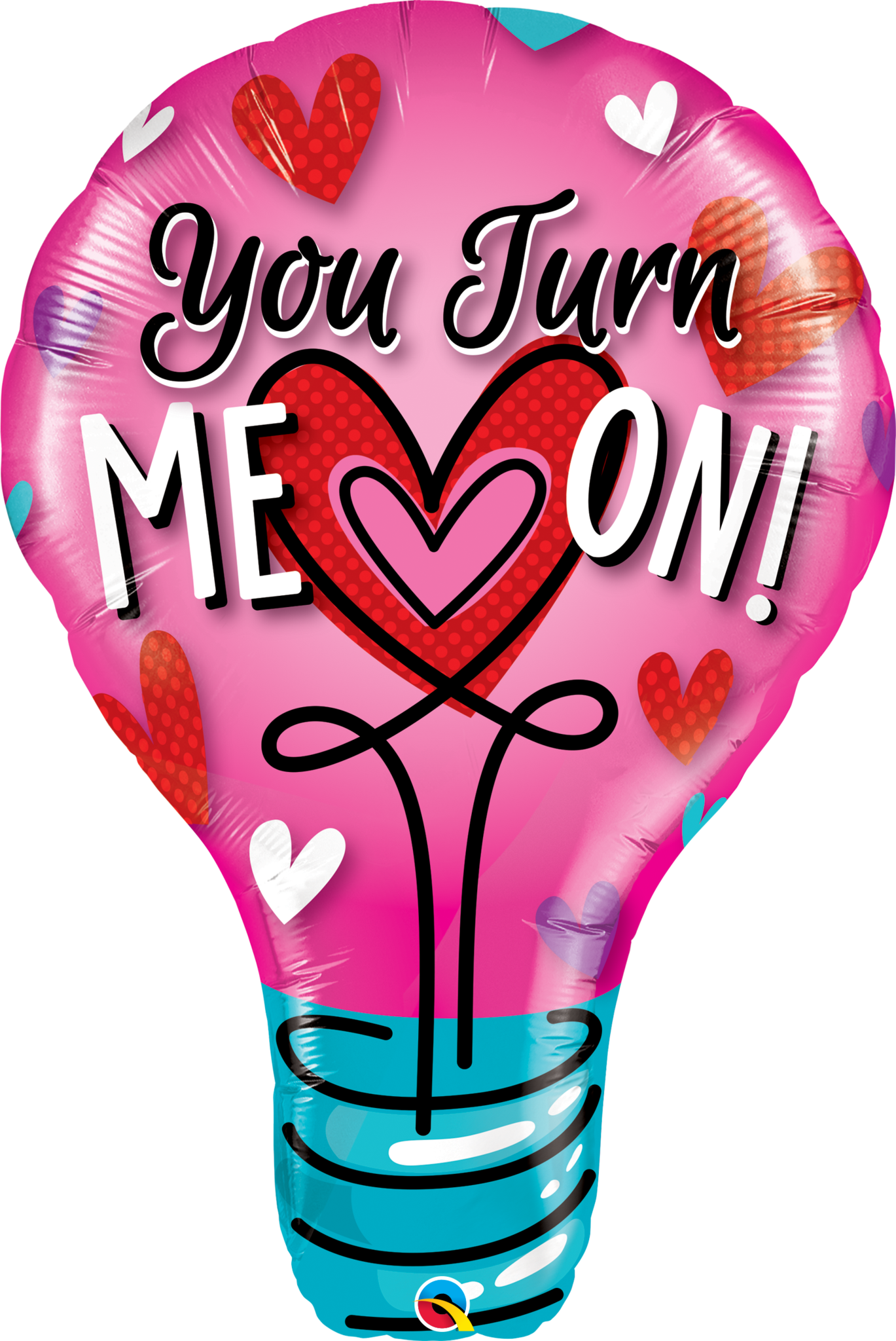 40" You Turn Me On Jumbo Lightbulb Balloon - Globos De San Valentin Imagenes (1369x2048), Png Download
