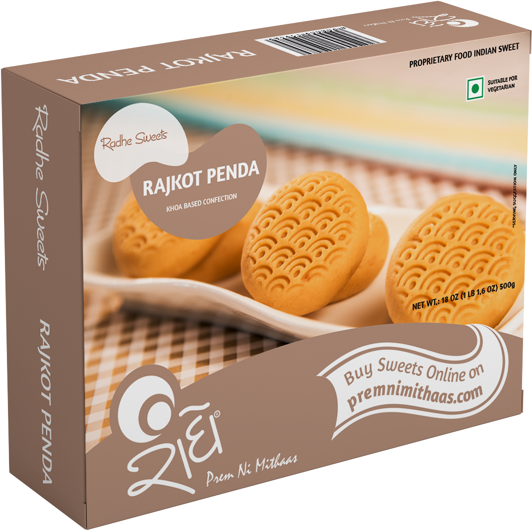 Cow Milk Penda - Radhe (2200x1540), Png Download