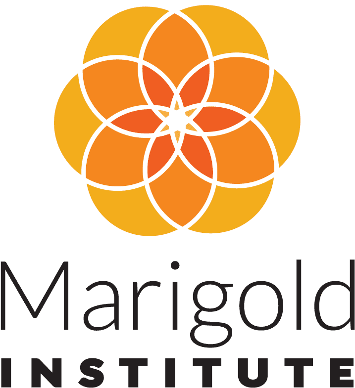 Marigold Institute Logo1 Blackbird, Marigold, - Stencil (800x800), Png Download
