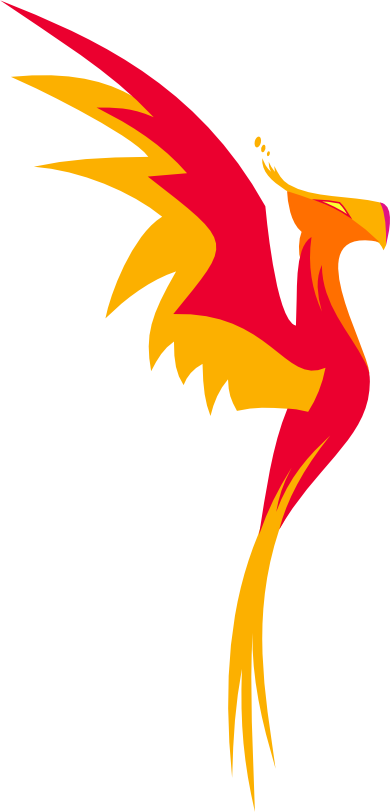Svg Black And White Stock Artist Imageconstructor Safe - Phoenix Simple (390x812), Png Download