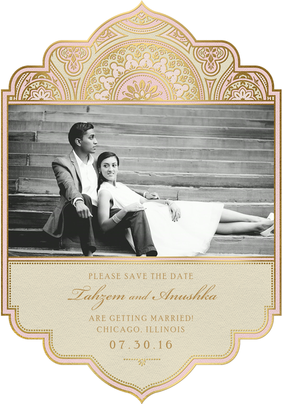 Indian Inspired By Colin Cowie @greenvelope - Motif (570x810), Png Download