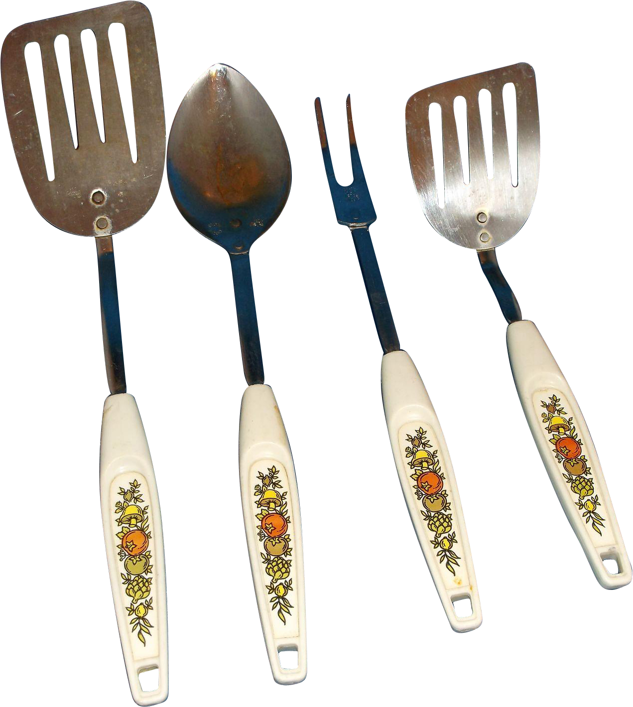 Foley Chrome Plated Spice Of Life Utensil Set Spatulas - Knife (1418x1418), Png Download