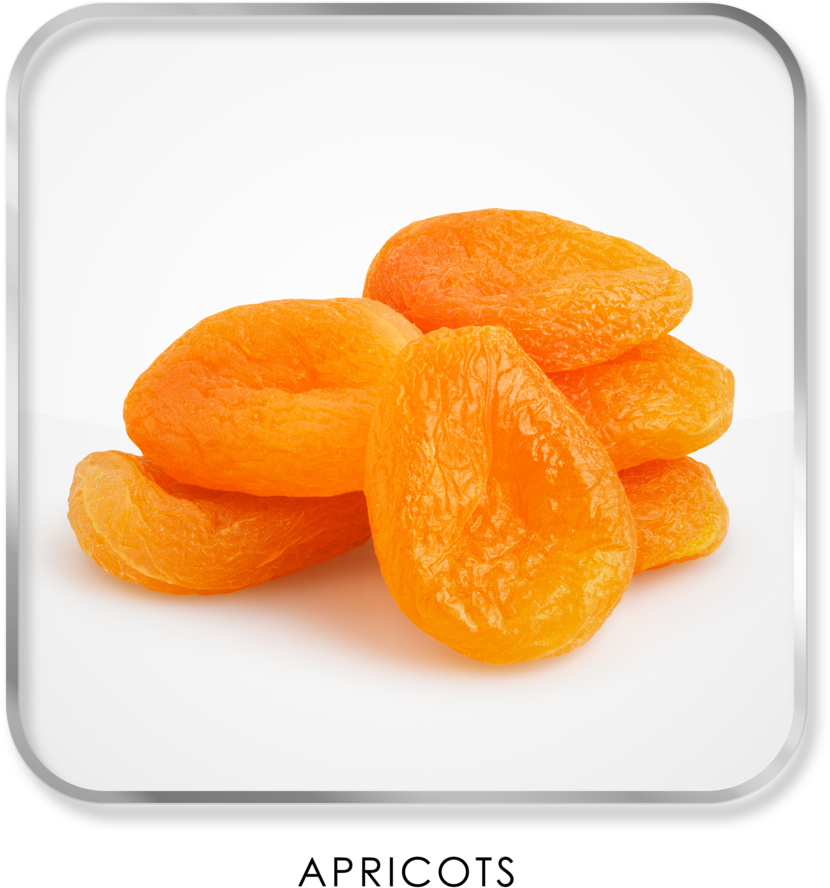 Apricots Text 2500px (1000x1000), Png Download