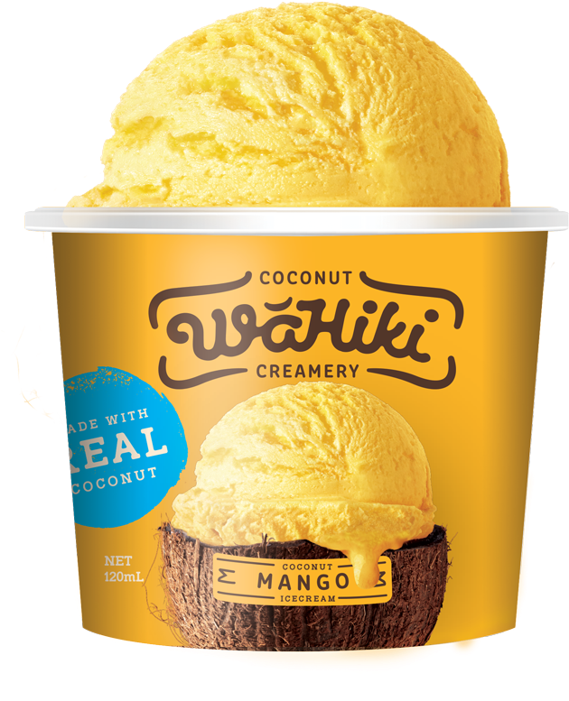 Mango Tub Web - Wahiki Ice Cream (1403x1091), Png Download