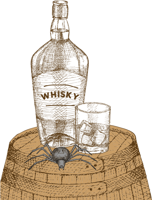 The Glencairn - Distillery Illustration Vector (643x667), Png Download