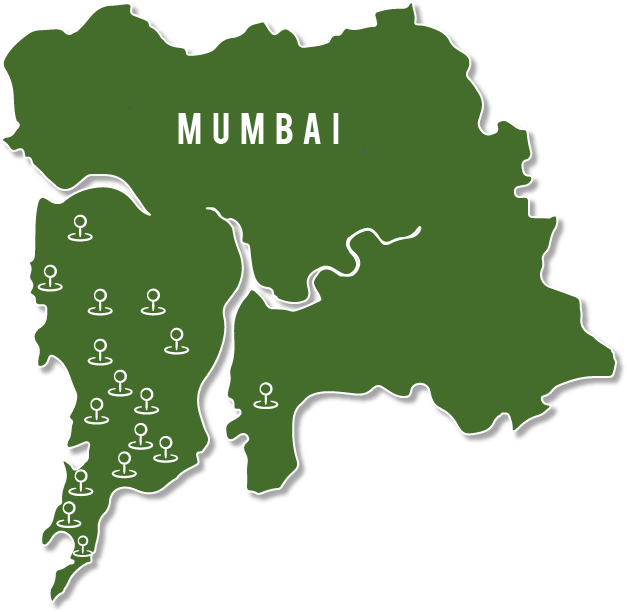 Antarang Foundation Works Across Mumbai, Pune And Udaipur - Map (1280x720), Png Download