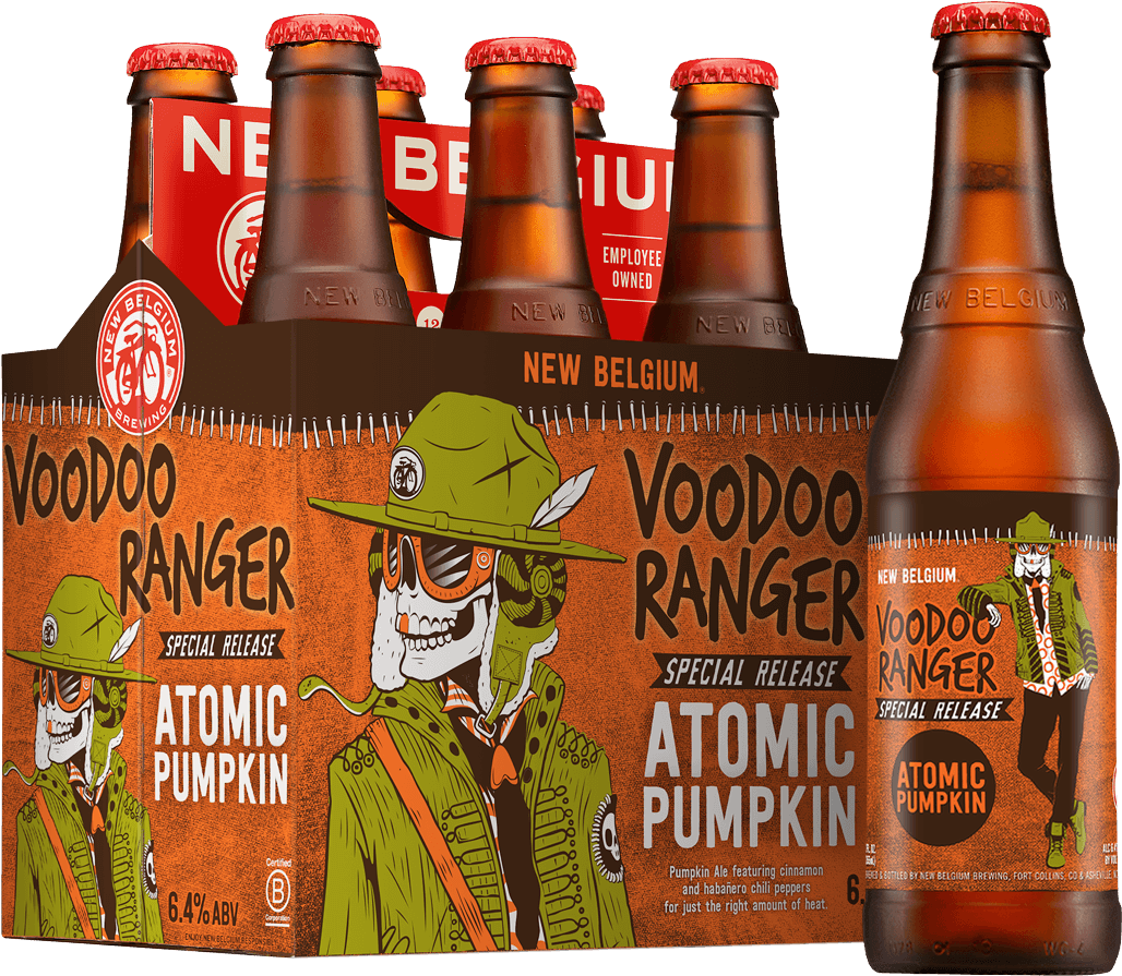Ding I Round It All Out With A Hearty Malt Bill That - New Belgium Voodoo Atomic Pumpkin (1600x900), Png Download