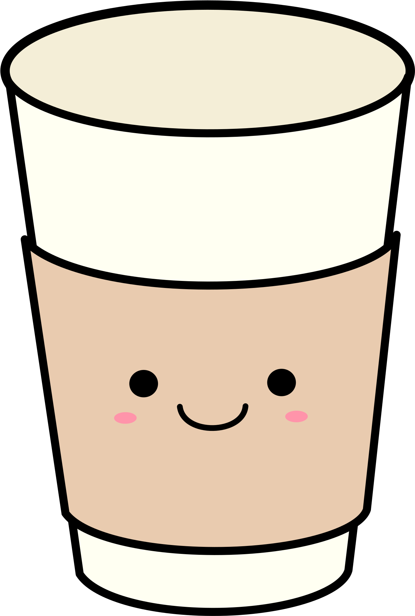 Big Image - Paper Cup Clipart Png (1745x2400), Png Download