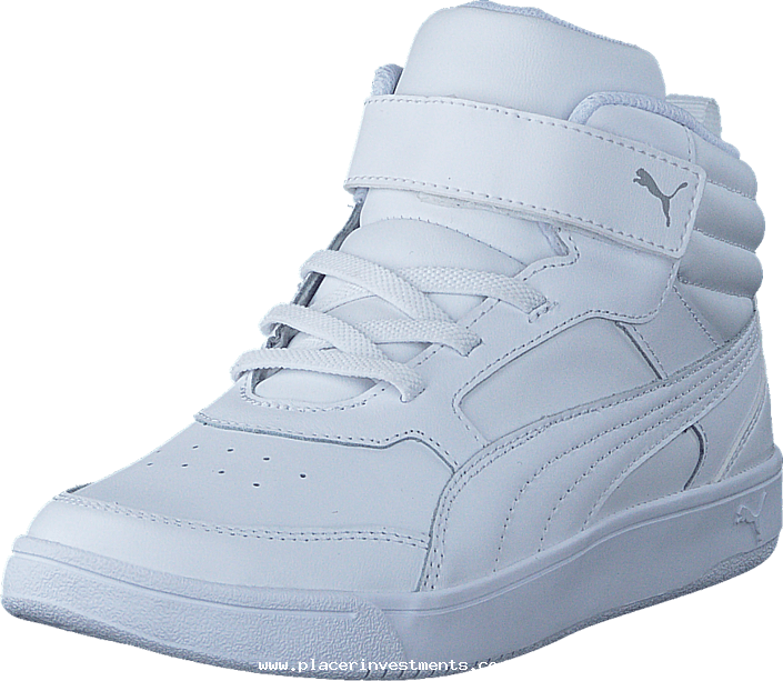 Puma Reebound Street V 2 L Ps White 60007-33 Womens - Sneakers (705x613), Png Download
