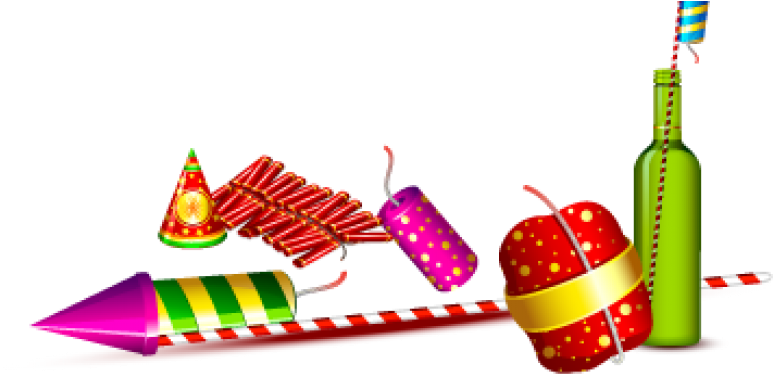 Crackers Images For Diwali Png (800x420), Png Download