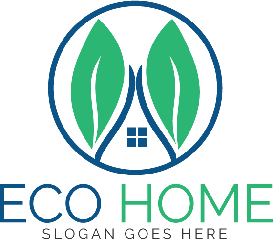 Eco Home Logo Design - Graphic Design (1500x1000), Png Download