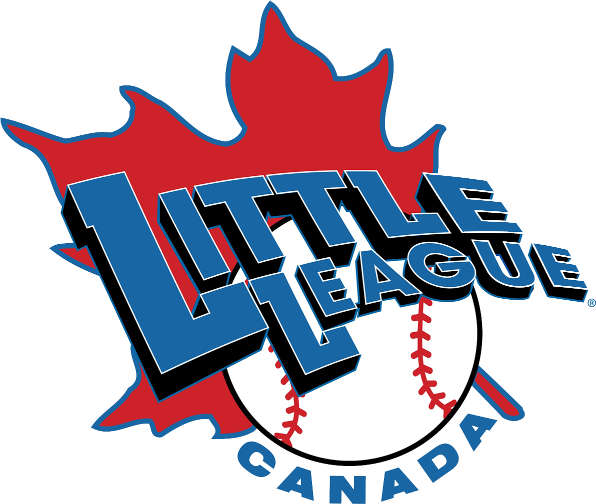 The Large Red Maple Leaf That Serves As The Background - Little League Canada (1920x1080), Png Download