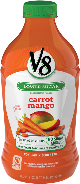 Veggies For All - V8 Strawberry Banana (600x600), Png Download