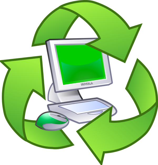 File - Re-computer - Transparent Background Recyclable Logo (600x625), Png Download