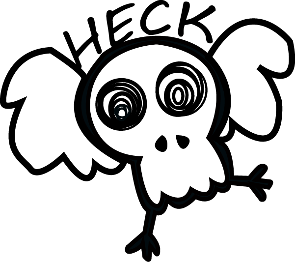 Got Inspired By 3599's Heckin Skullchicken (601x533), Png Download