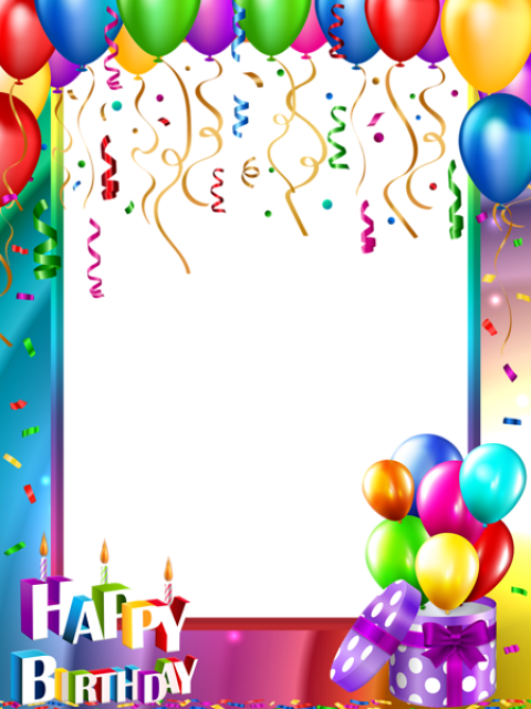 Free Png Best Stock Photos Happy Birthdayframe Background - Marcos De Feliz Cumpleaños Png (480x640), Png Download