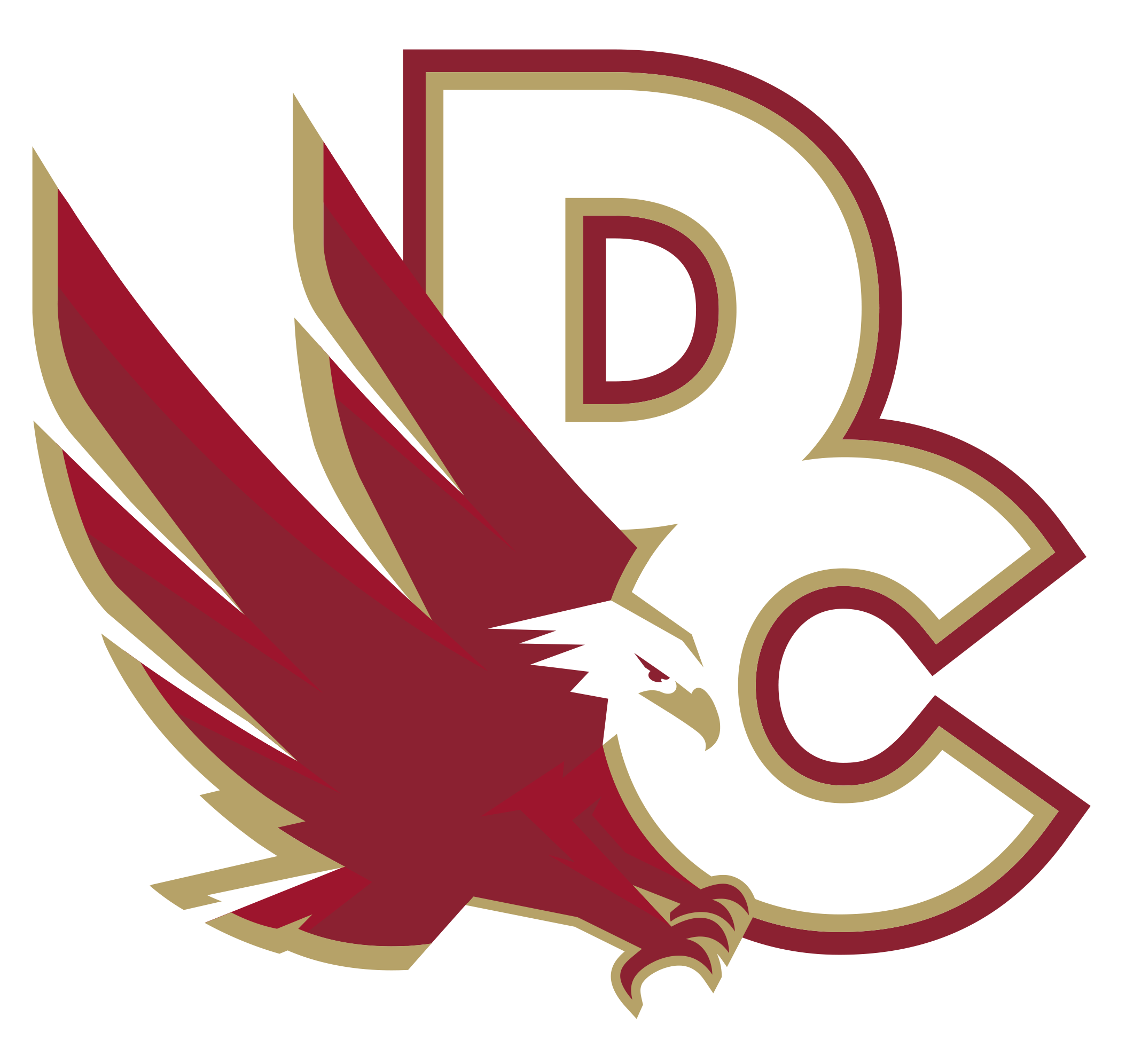 Delaware Christian School Eagles - Delaware Christian School Logo (2108x1993), Png Download