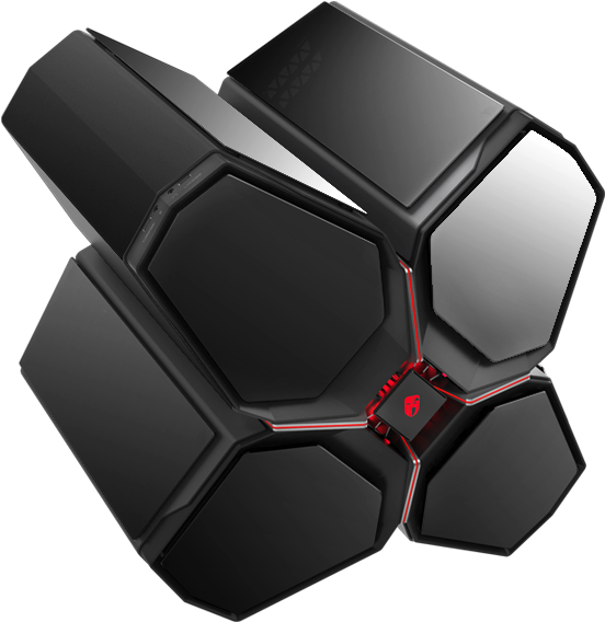 Quadstellar Provides A Stylish, High Tech Housing For - Gamer Storm Quadstellar (603x617), Png Download