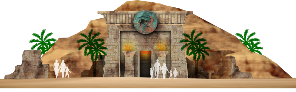 Facade Design By Triet K - Triumphal Arch (1000x311), Png Download