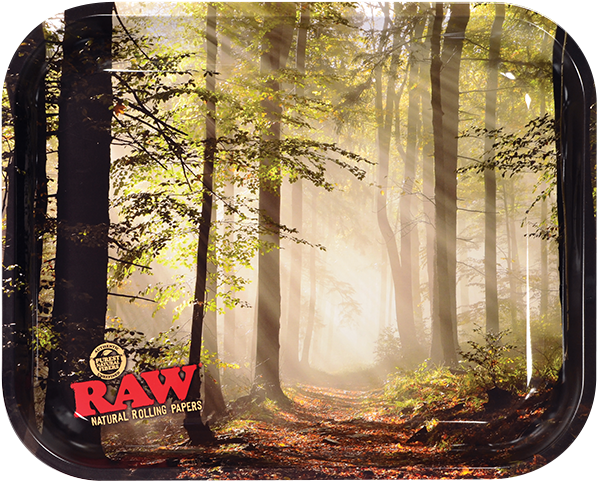 Raw Large Forest Rolling Tray - Raw Forest Rolling Tray (600x600), Png Download