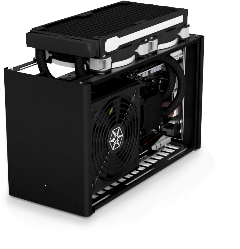 The L Tophat Extends Your Ghost S1 Height With 57 Mm - Louqe Ghost S1 Aio (992x992), Png Download