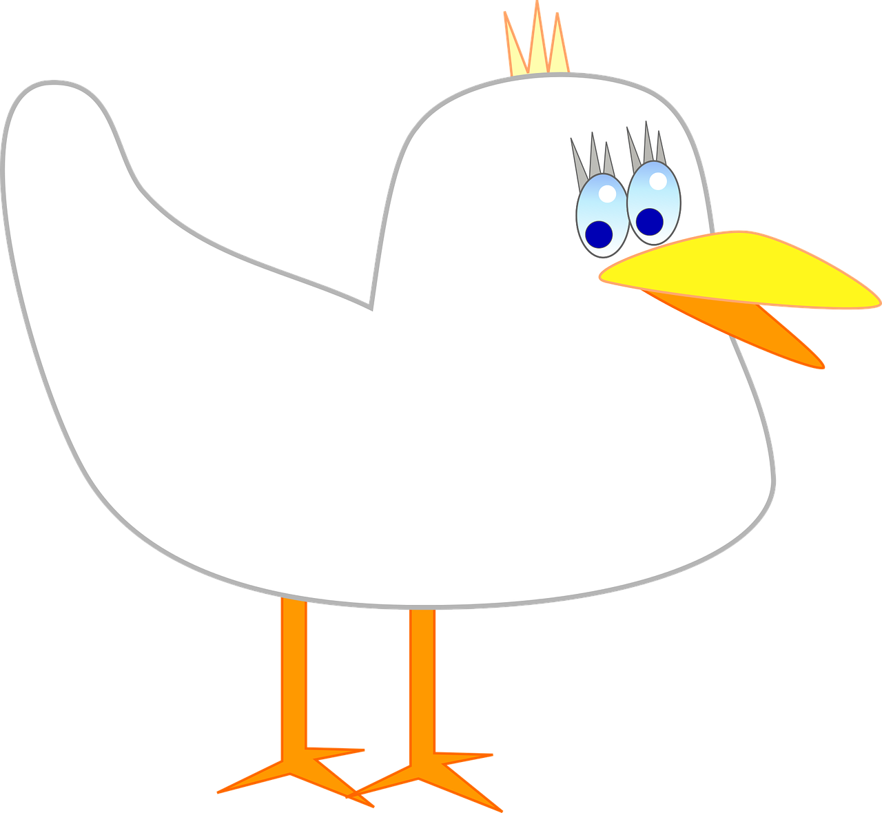 Vector - Pombo De Desenho Animado Png (1280x1180), Png Download