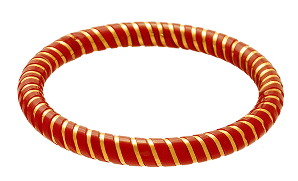 22k Yellow Gold Bangle Pola - Bracelet (1000x1000), Png Download
