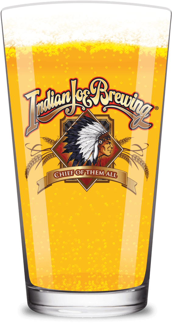 Indian Joe Brewery Never Planned To Pale Ipa Beer - Beer With Indian (640x1105), Png Download