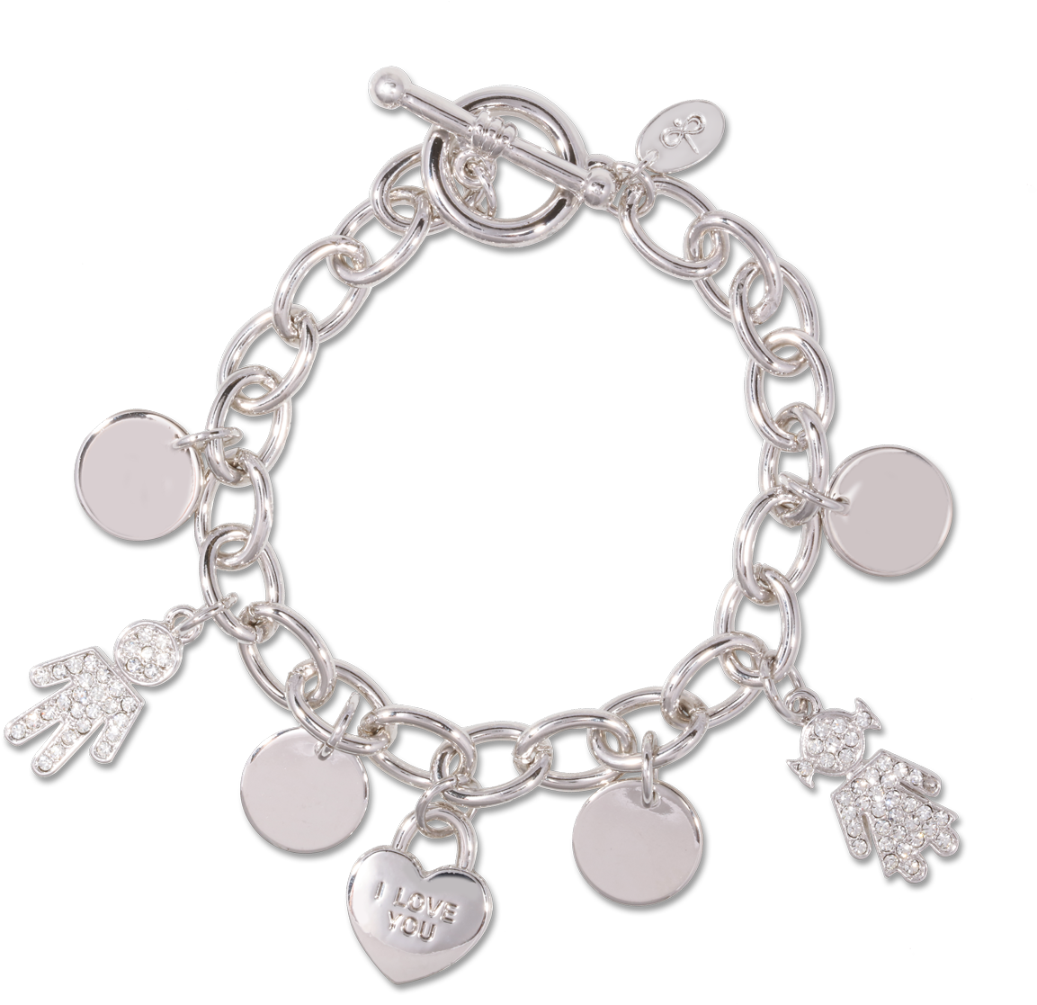 Love My Kid Charm Bracelet - Transparent Charm Bracelets Png (1200x1200), Png Download