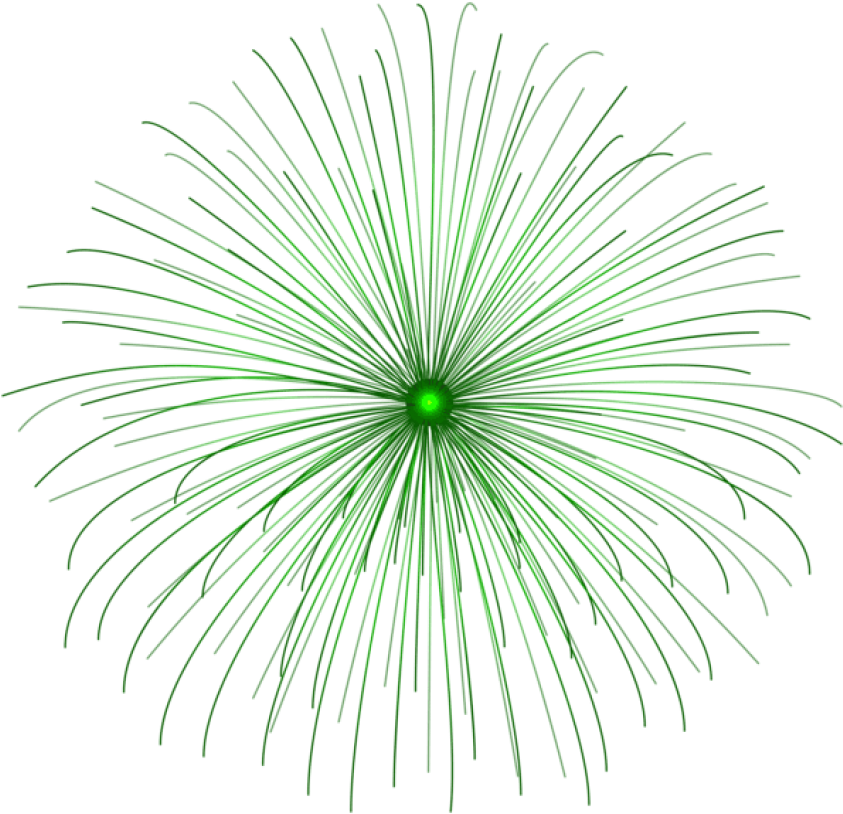 Free Png Green Firework Circle Png Png Images Transparent - Firework Clipart (850x819), Png Download