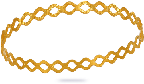 Jos Alukkas Gold Bangle Vksoke - Necklace (600x600), Png Download