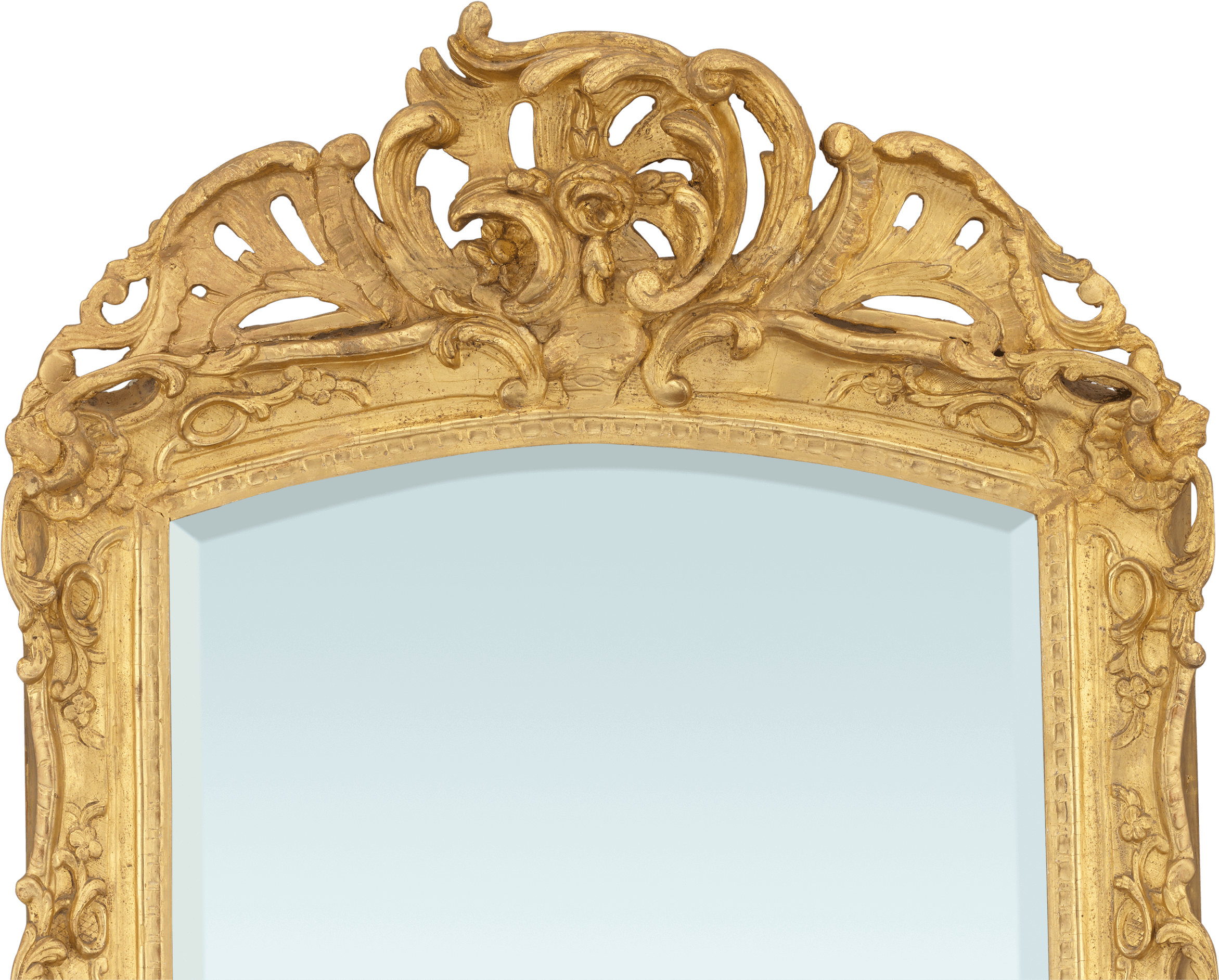 Louis Xv-period Gilt Mirror - Mirror (2500x2000), Png Download