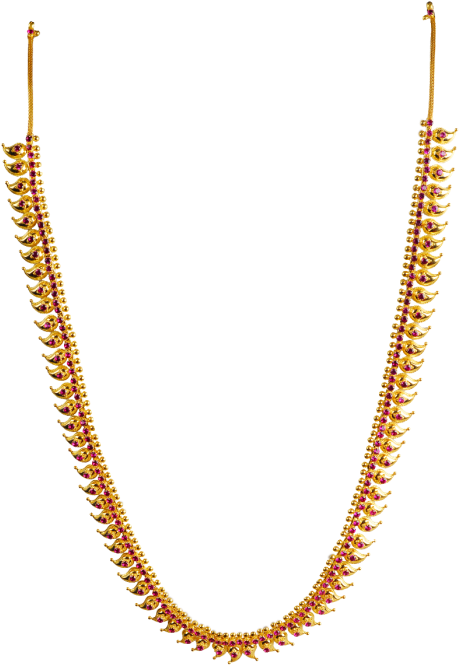 Chunagth Jewellery Exploring Most Elengant Collections - Traditional Gold Chain Designs (528x700), Png Download