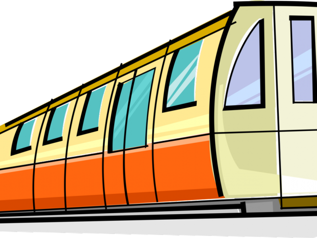 Subway Clipart Indian Railway - Subway Clip Art (640x480), Png Download