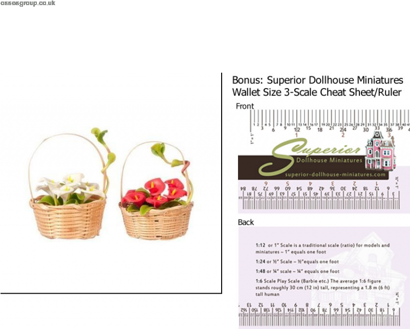 The Most Popular Dollhouse Miniature Hand Made Flower - Dollhouse (800x785), Png Download