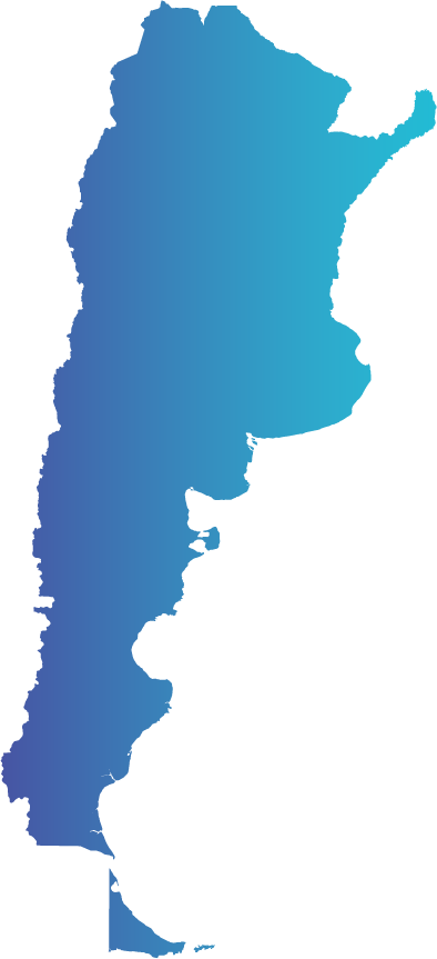 Argentina - Argentina Mapa Png (394x863), Png Download
