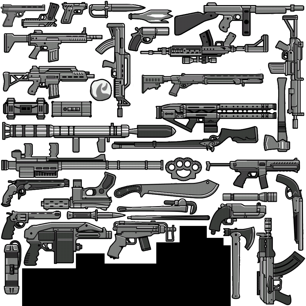 Ab2995 Weapons Dlc Bb - Gta Episodes From Liberty City Armas (1024x1024), Png Download