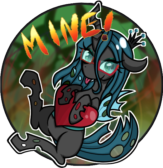 Doubt, Glasses, Queen Chrysalis, Safe, Solo - Illustration (556x556), Png Download