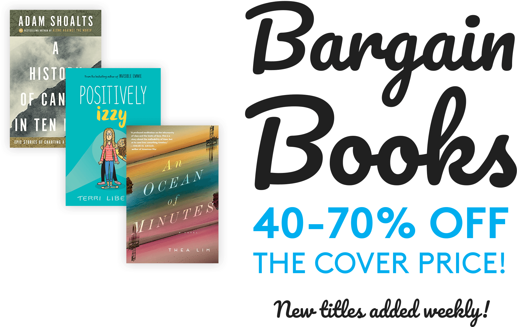 Bargainbooksbannerjan21 Poster (1800x1200), Png Download