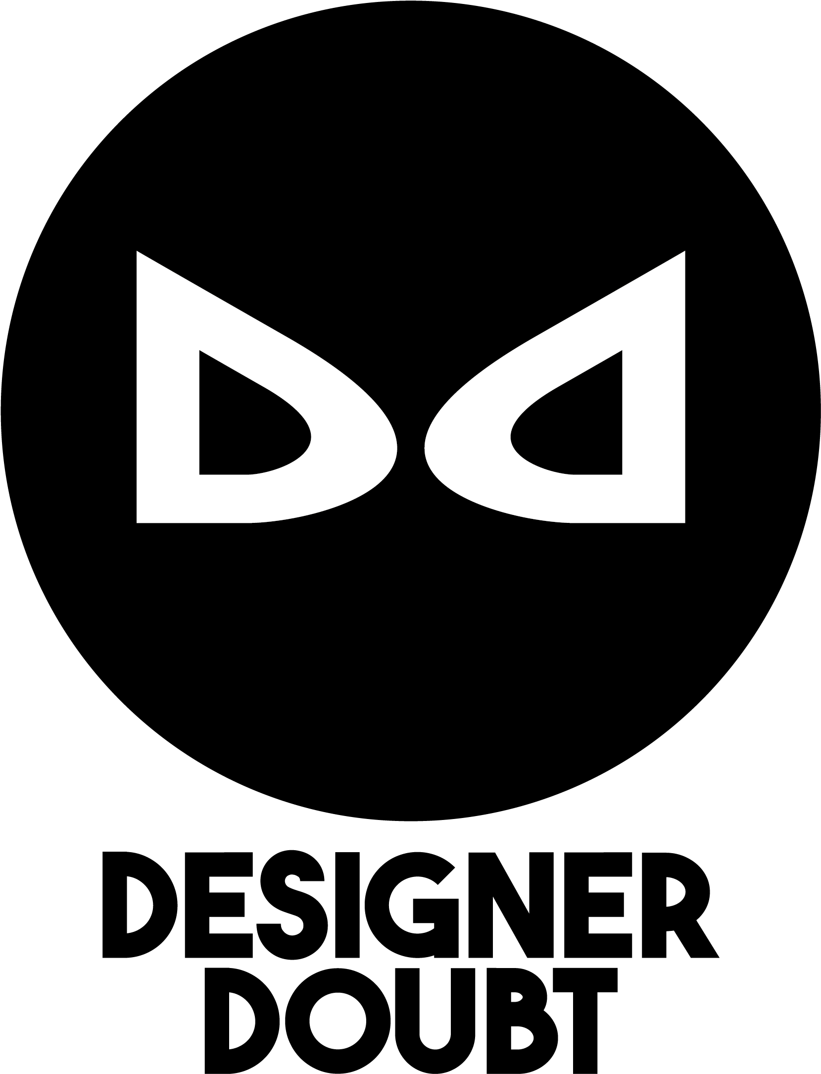 Designer Doubt Logo-01 - Circle (1891x2364), Png Download