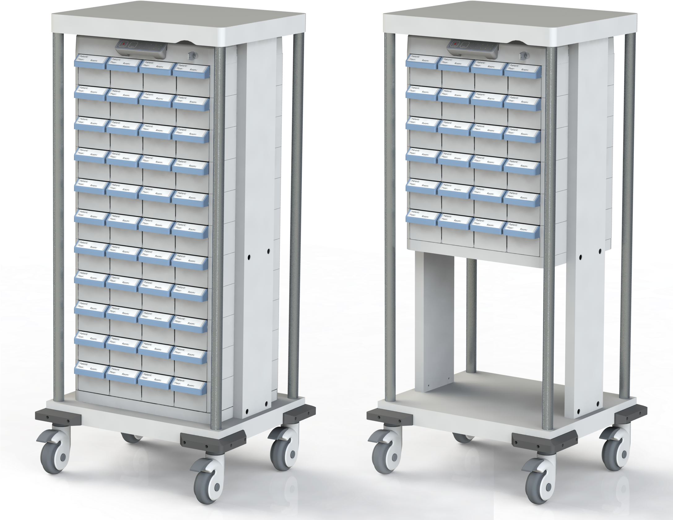 The Tower Can Also Be Used To Fill The Medication At - Medication Bin (2173x1703), Png Download